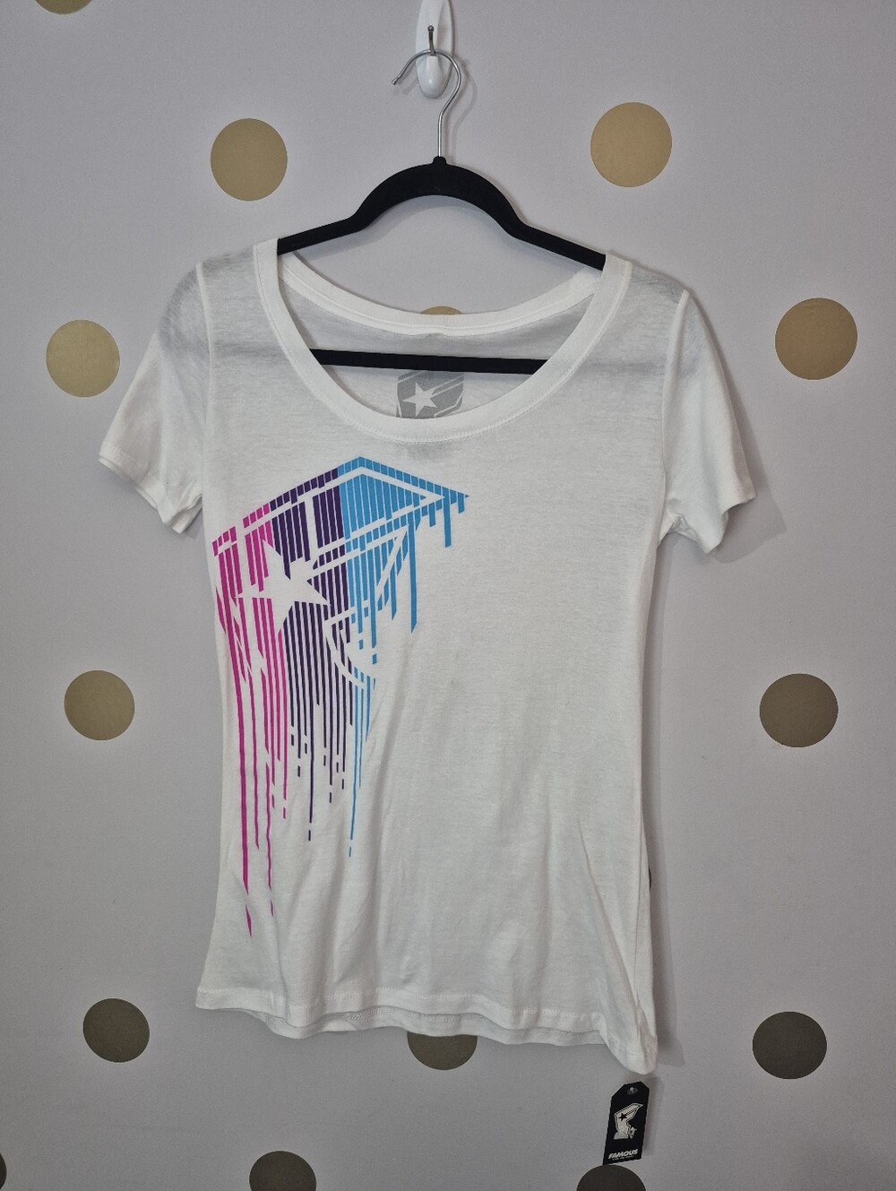 NWT Vintage 2012 Famous Stars & Straps BOH Dripping Graphic Tee - Size Large
